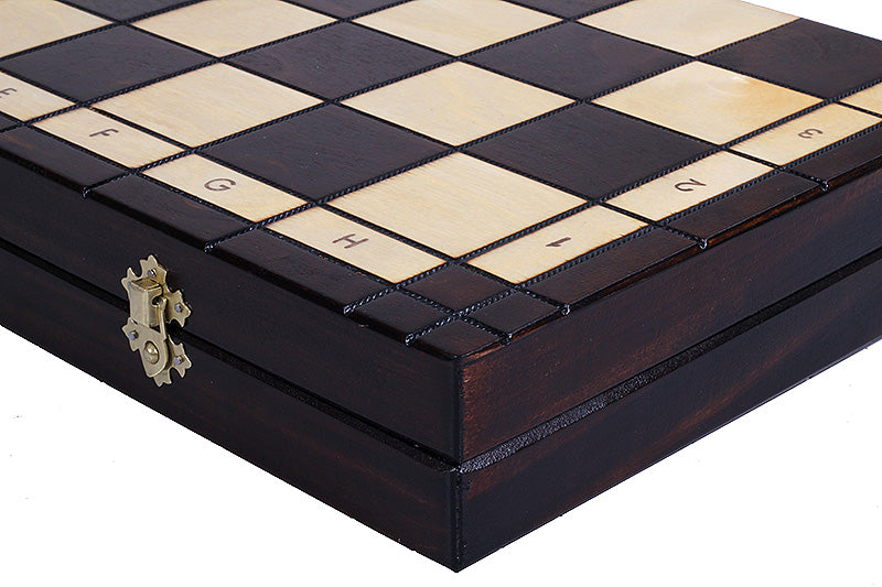 Beskid Highland Wooden Chess Set Polish Folk Style 18.1" Board
