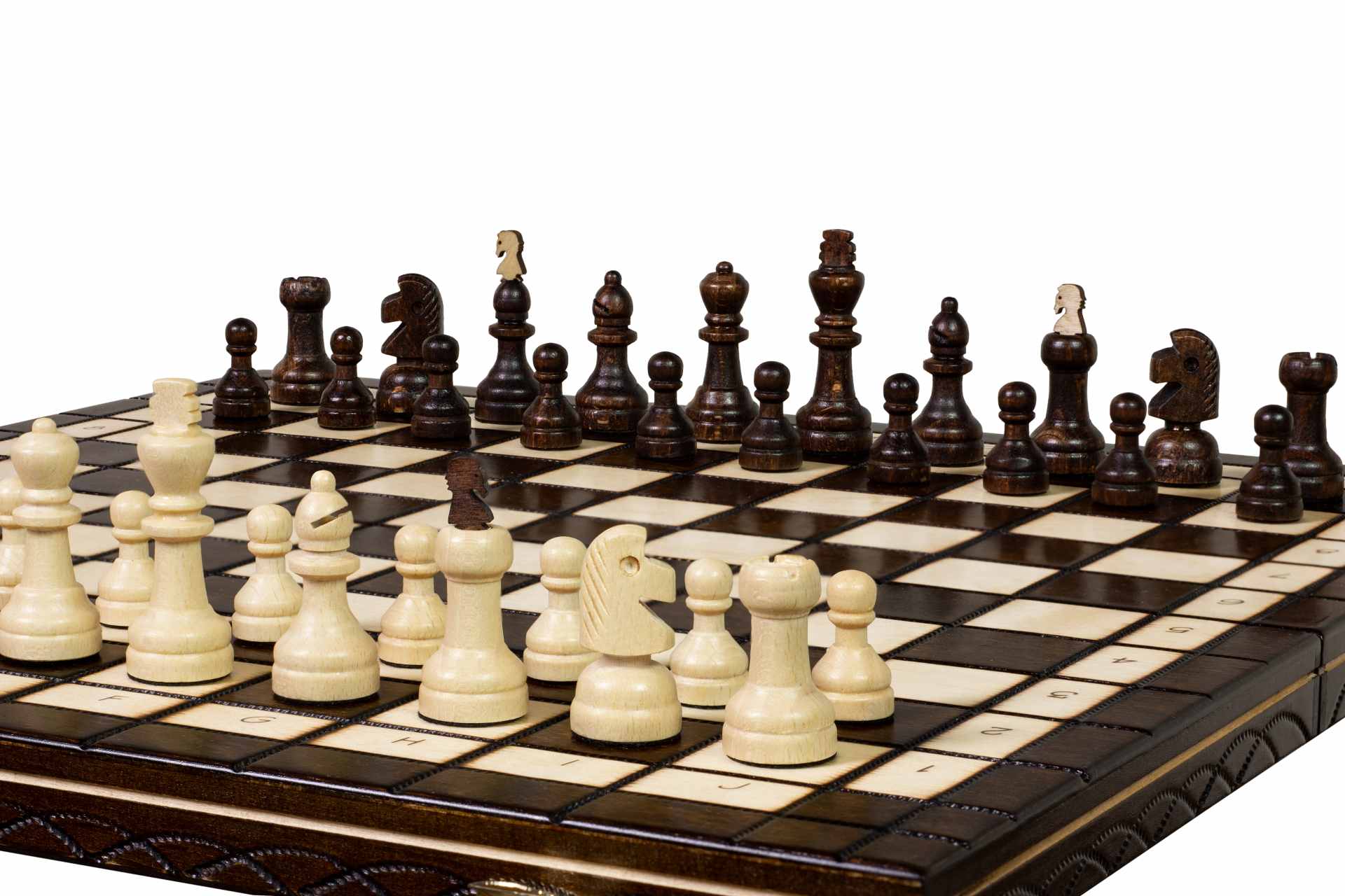Capablanca Chess Set – 10x10 Board with Archbishop & Chancellor