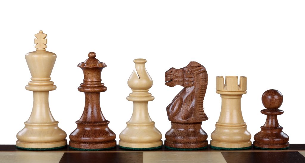 American Classic Chess Pieces – 3.75" King, Acacia & Boxwood