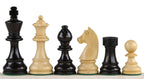 German Knight Chess Pieces 3.5" Ebonised – Double Queens