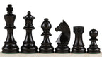 German Knight Chess Pieces 3.5" Ebonised – Double Queens