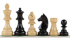German Knight Chess Pieces 3.5" Ebonised – Double Queens