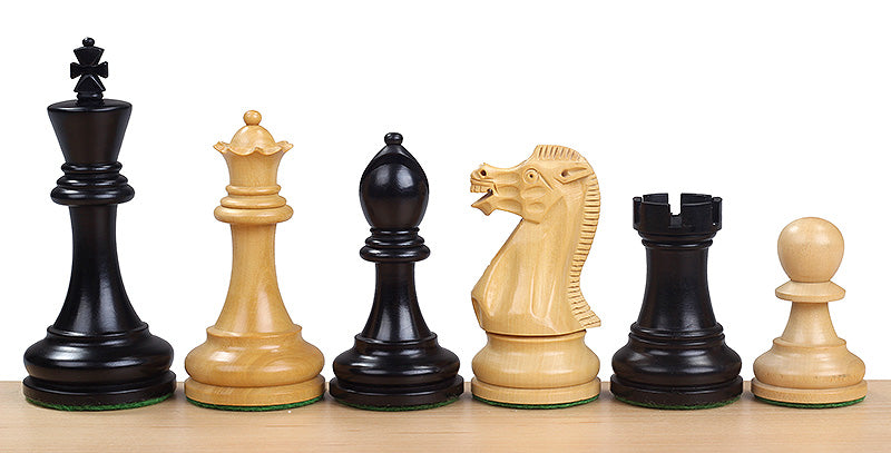 Executive Ebonised Chess Pieces – 4″ King
