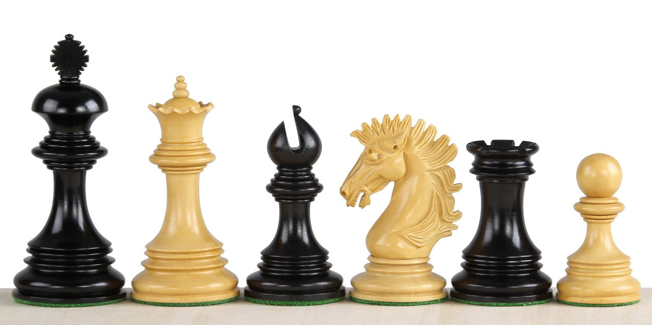 Sunrise 4.25" Exclusive Chess Pieces – Ebony Finish
