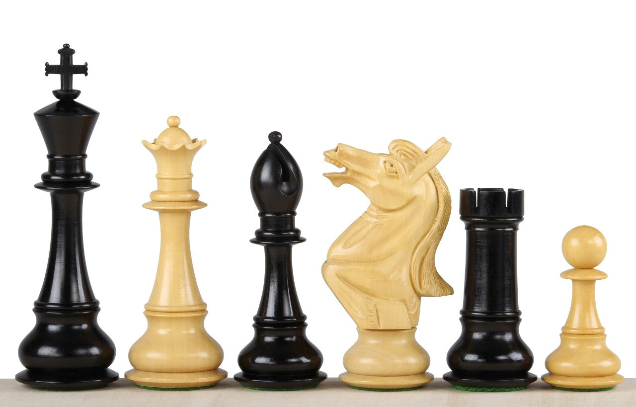 Napoleon Ebony Chess Pieces – 6″ (152 mm)