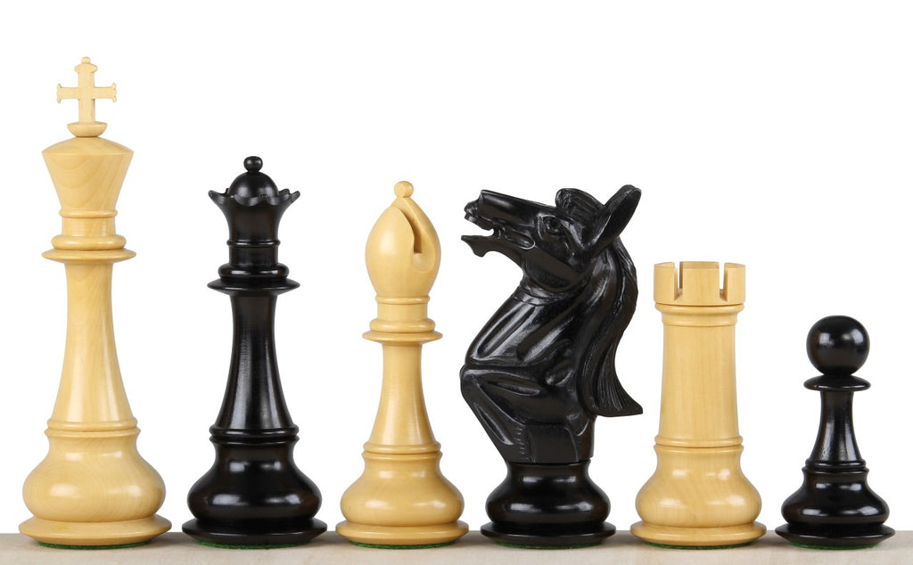 Napoleon Ebony Chess Pieces – 6″ (152 mm)