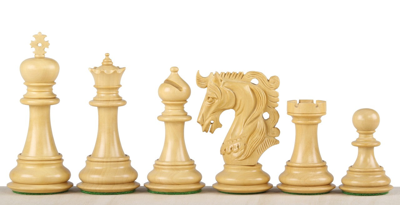 Elvis Knight Ebony Chess Pieces – 4.25 Inch