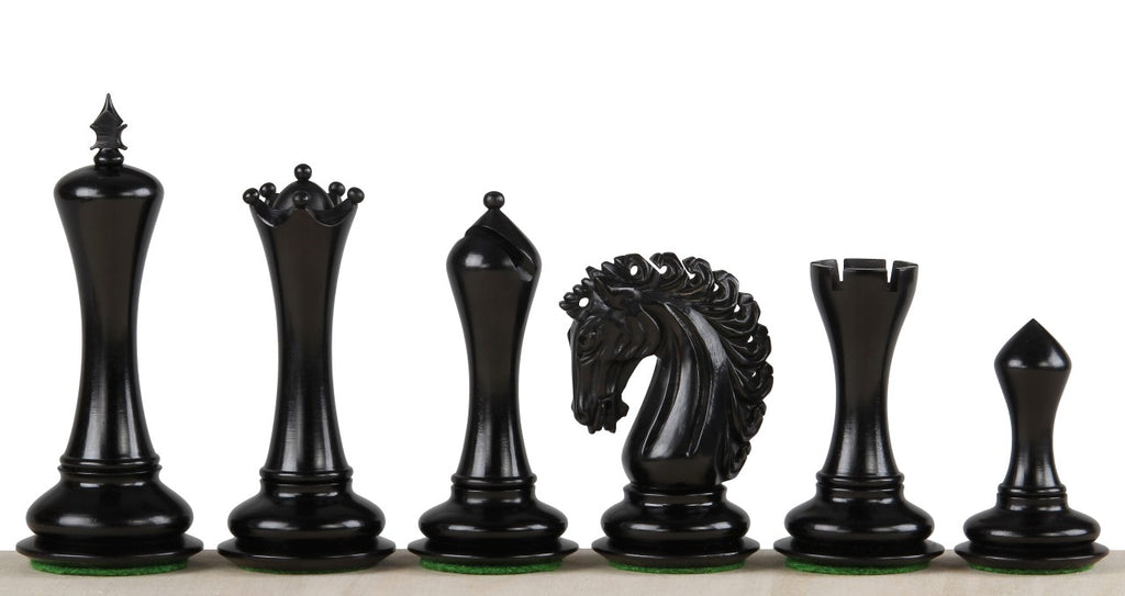 Empire Ebony Chess Pieces – 4.25 Inch