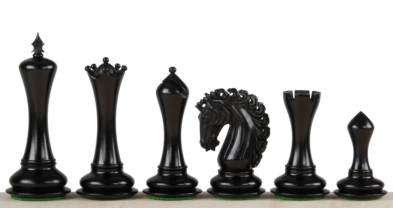 Empire Ebony Chess Pieces – 4.25 Inch