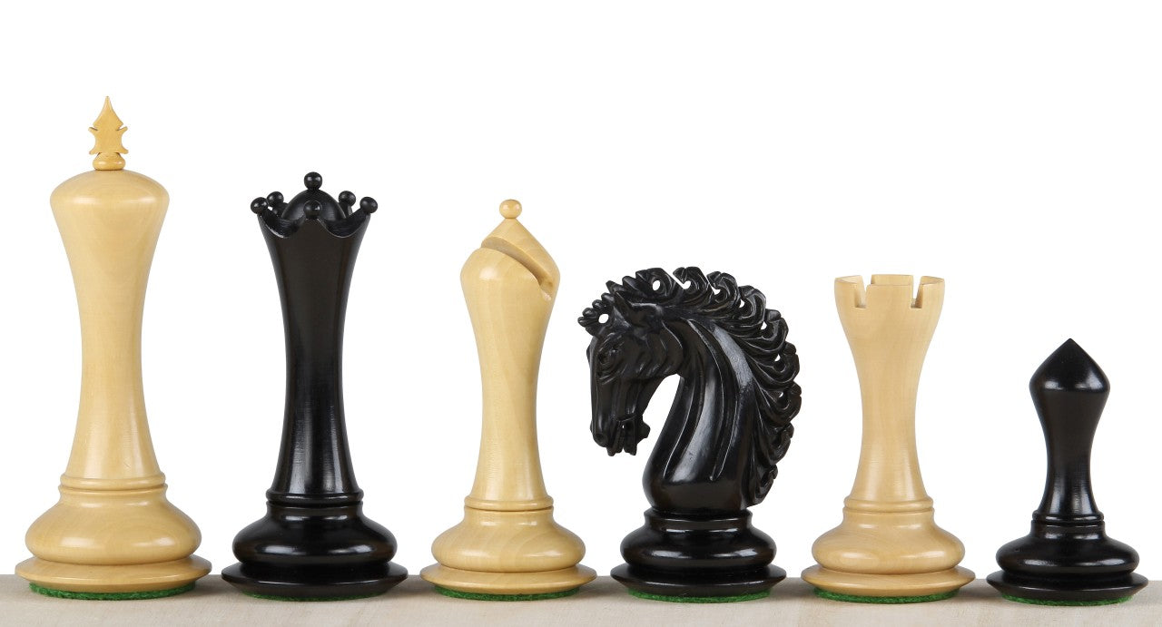 Empire Ebony Chess Pieces – 4.25 Inch