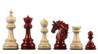 Dubliner Montgoy Padauk Chess Pieces – 5"