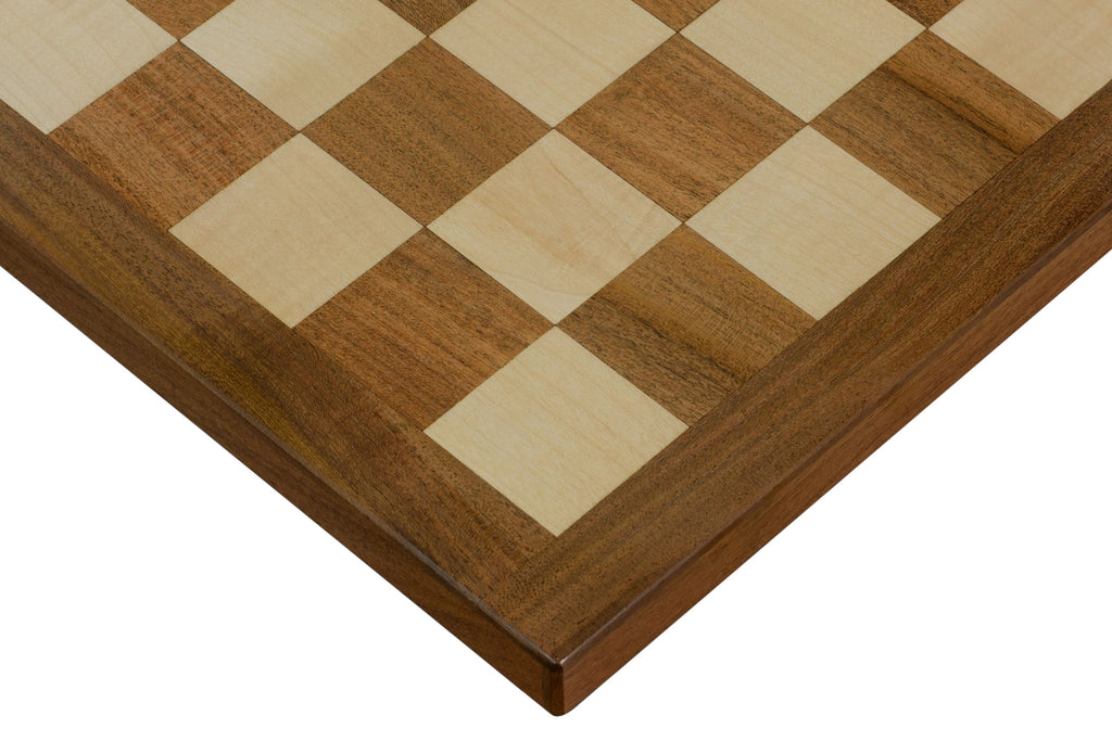 Ebony-Style Folding Chess Board with Notation – 21.25″ Tournament Size