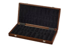 Walnut & Maple Inlaid Chess Box with Notation – 2.0 in Squares (50 mm)