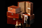 Wooden Chess Box – Staunton No. 6 Compatible, Dark Finish