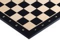 Black Mahogany & Maple Chess Board 18.9″ – With Notation