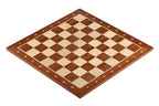 Mahogany & Sycamore Chess Board 18.9″ – With Notation
