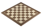 Inlaid Walnut & Sycamore Chess Board 14.2″ – Without Notation