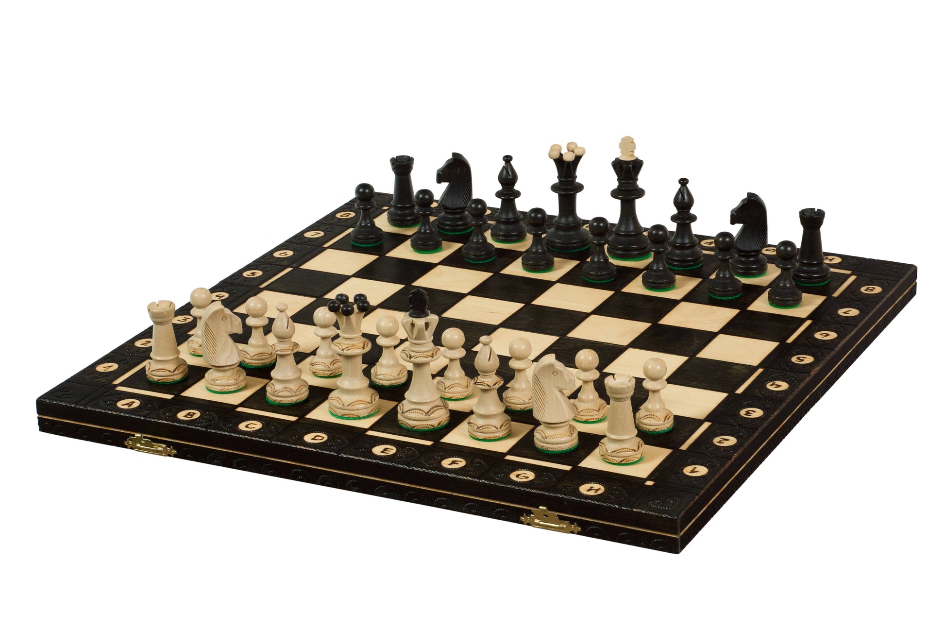 Consul Chess Set Handcrafted Weighted Pieces 3.15 in King