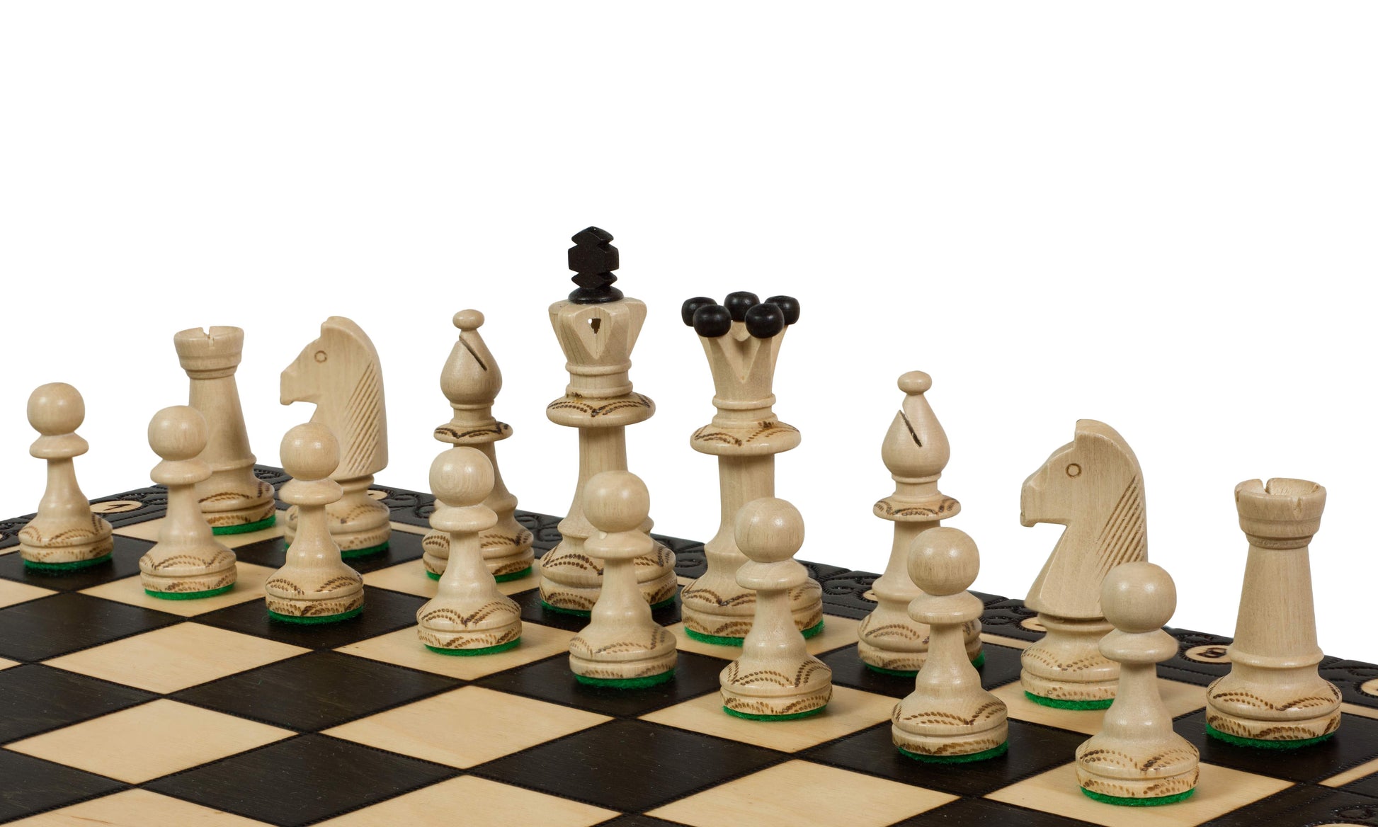 Consul Chess Set Handcrafted Weighted Pieces 3.15 in King