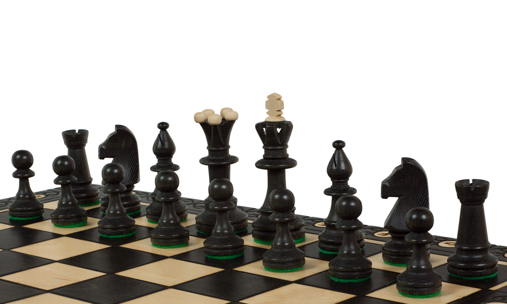Consul Chess Set Handcrafted Weighted Pieces 3.15 in King