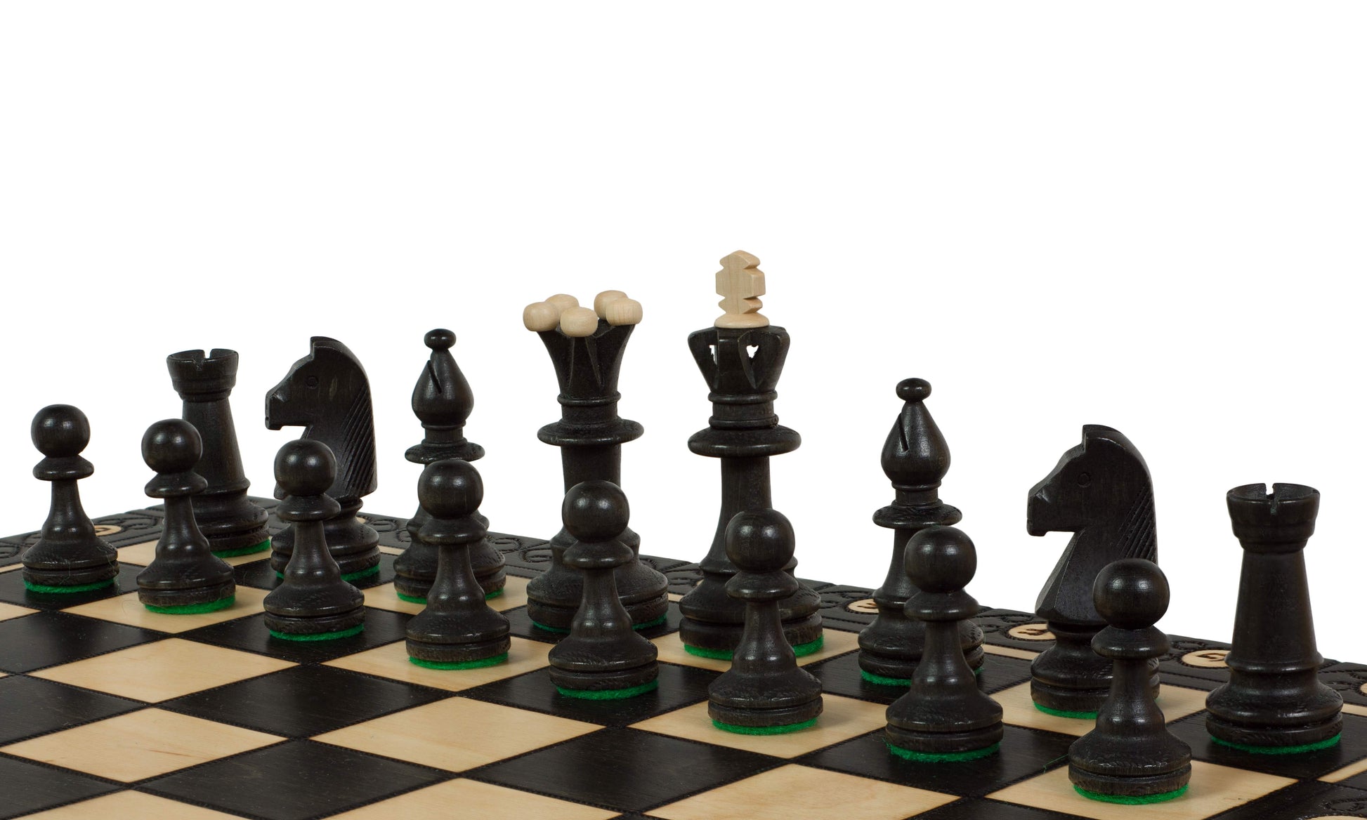 Consul Chess Set Handcrafted Weighted Pieces 3.15 in King