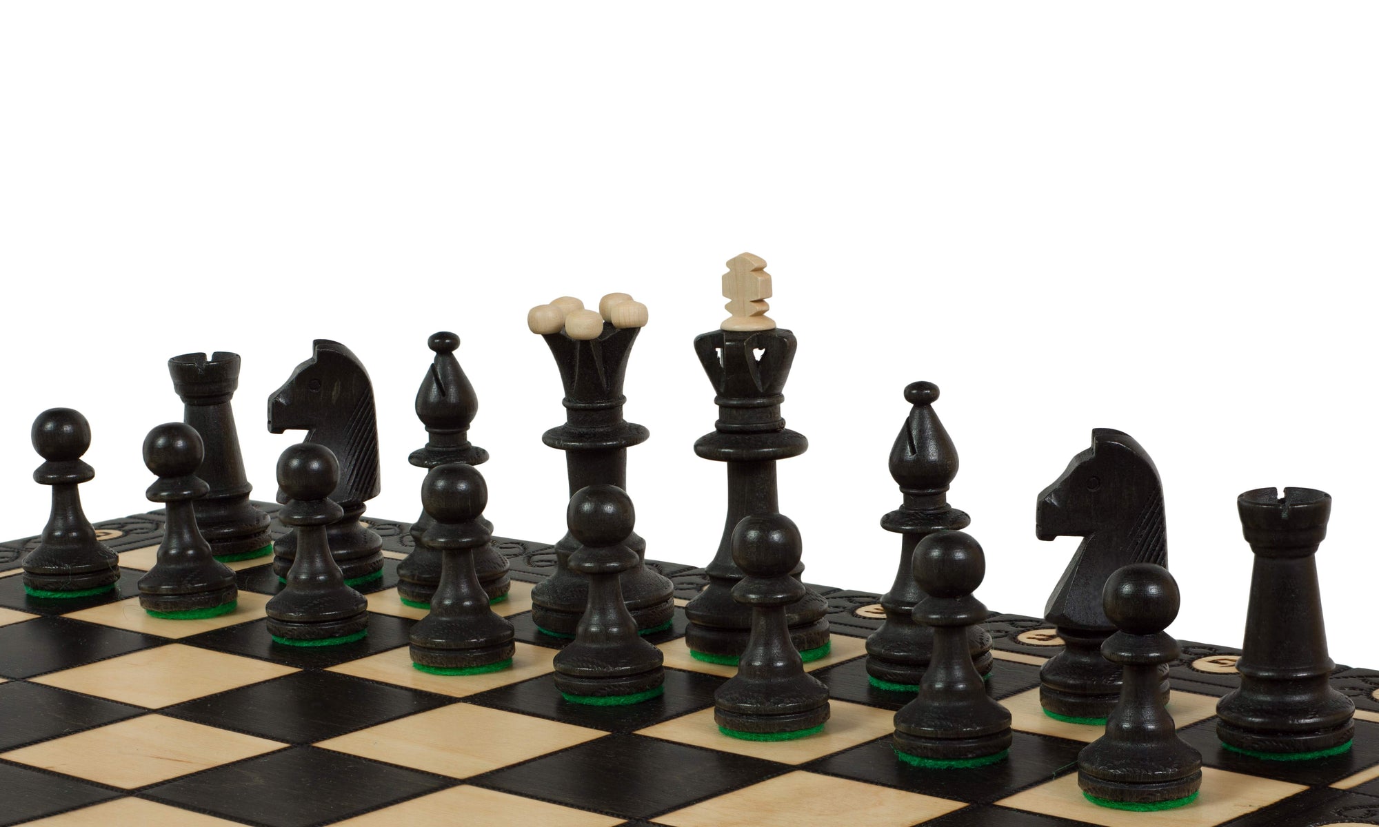 Consul Chess Set Handcrafted Weighted Pieces 3.15 in King