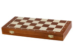 Tournament Staunton Chess Set No 5 with Mahogany & Sycamore Board