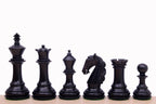 Colombian Staunton Ebonised Chess Pieces – 4" King