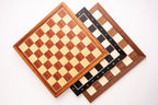 Mahogany & Sycamore Chess Board 20.5″ – Without Notation
