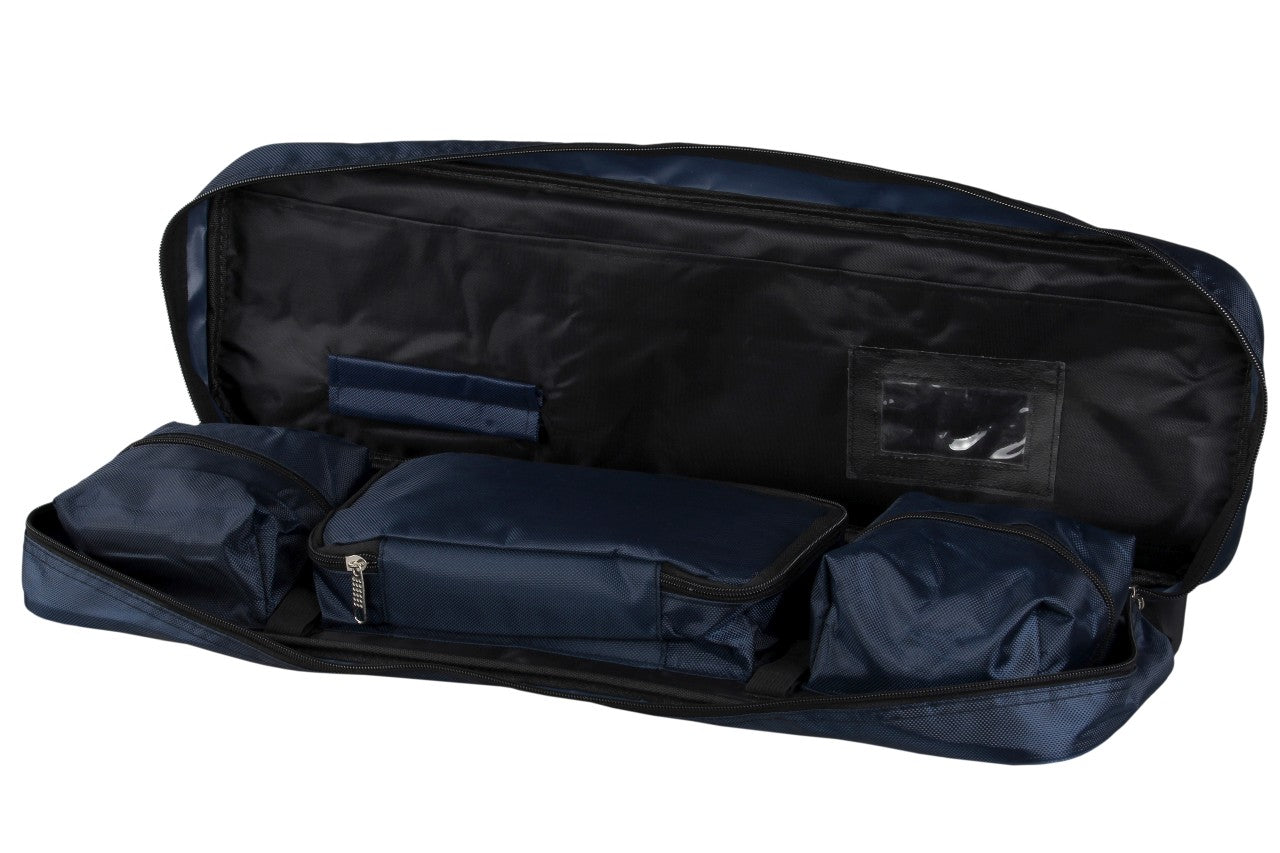 Navy Blue Chess Bag for Board, Pieces & Clock – 24 x 9 in (61 x 23 cm)