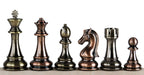 Metallic Chess Pieces – 4.5″ Bronze & Silver Finish