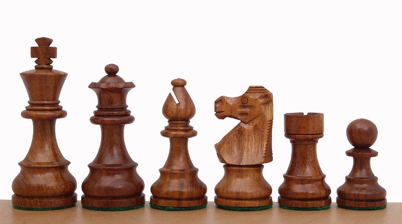 French Staunton Chess Pieces 3.75" Acacia & Boxwood