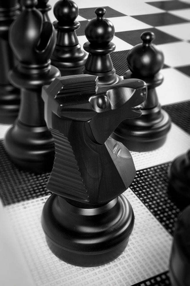 Giant Garden Chess Set with Plastic Board 25 in King