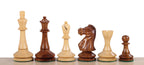Blackmore Chess Pieces – 3.75" King, Acacia & Boxwood