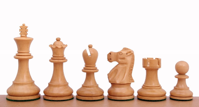 Reykjavik 3.75 Inch Chess Pieces – Ebonised Boxwood