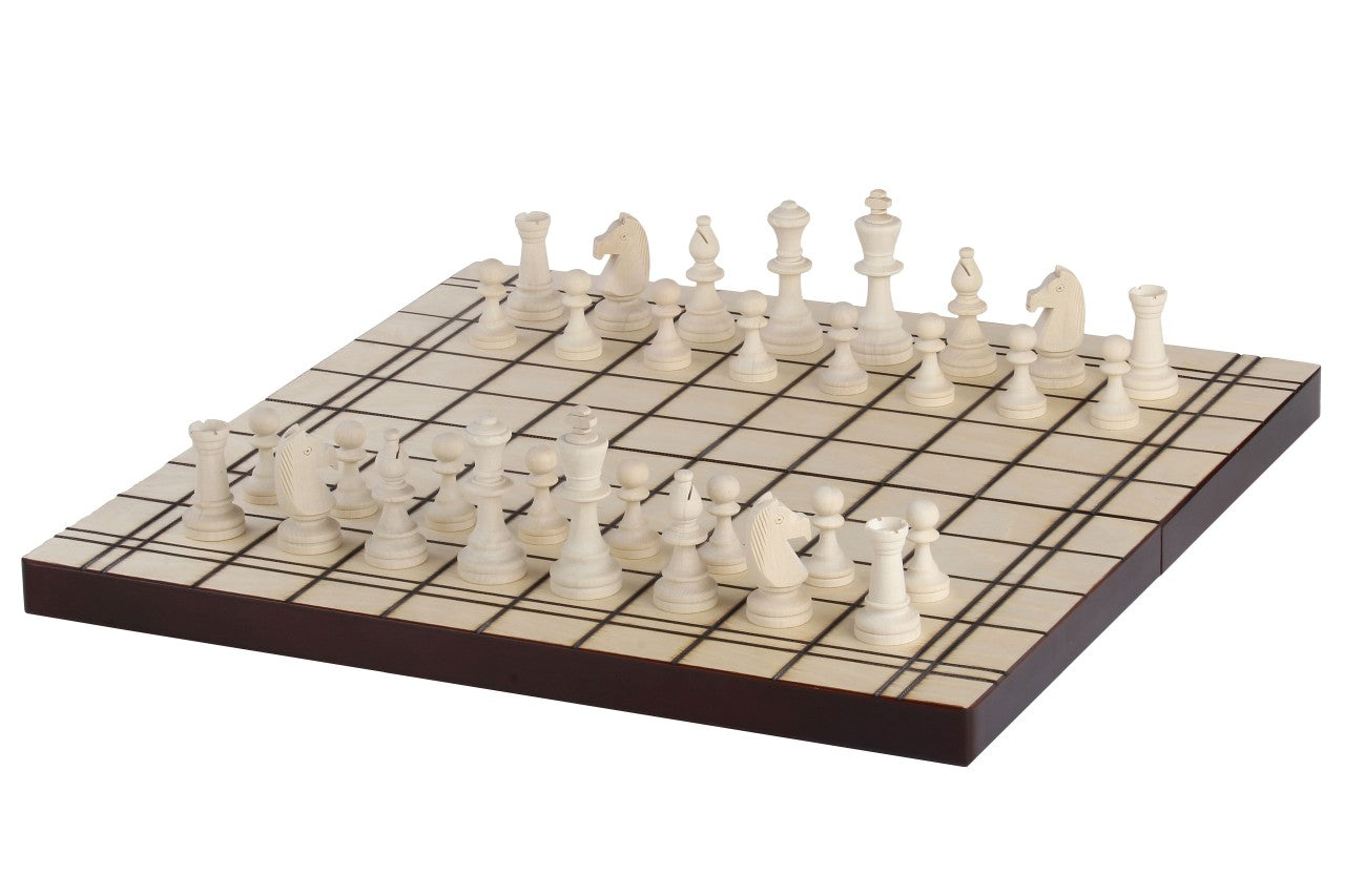 DIY Wooden Chess Set No. 5 – For Painting and Assembly