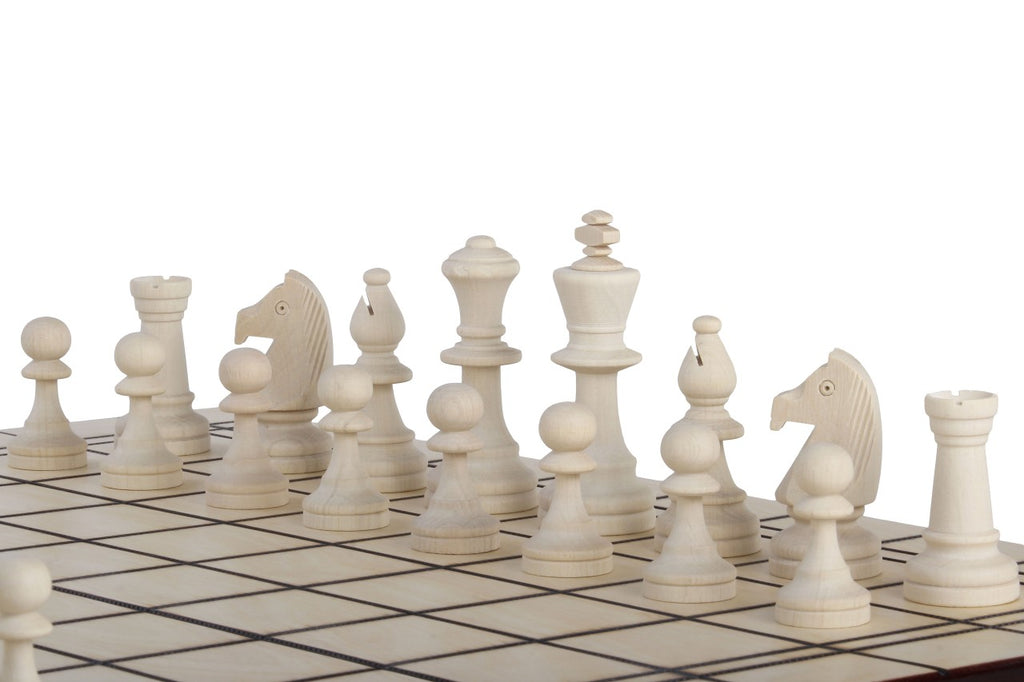 DIY Wooden Chess Set No. 5 – For Painting and Assembly