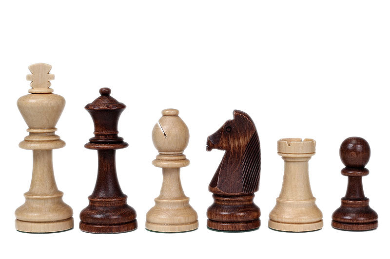 Staunton No. 7 Chess Pieces – Hornbeam Wood (3.94″ King)