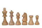 Staunton No. 7 Chess Pieces – Hornbeam Wood (3.94″ King)