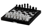 Mini Magnetic Wooden Chess Set Black (1.18" King)