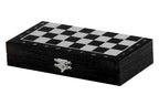 Mini Magnetic Wooden Chess Set Black (1.18" King)