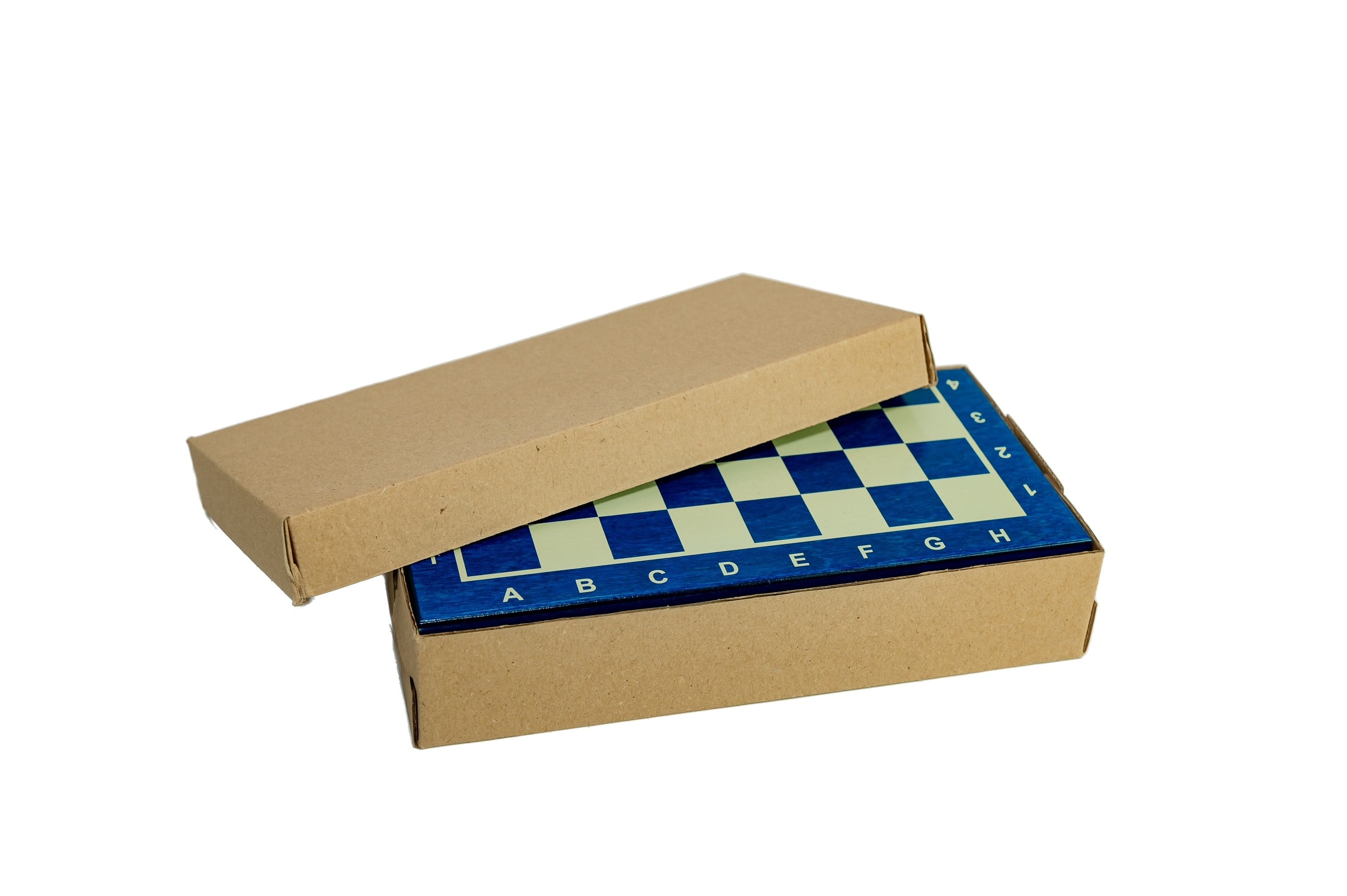Mini Magnetic Wooden Chess Set Blue (1.18" King)