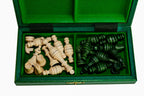 Magnetic Wooden Chess Mini Set – Green (8″ Board)